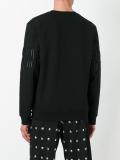 embroidered logo sweatshirt