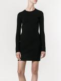 open-back fitted minidress