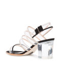 transparent strap sandals