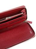 striped zip up cardholder