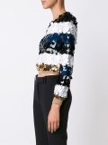 sequined striped jumper