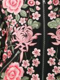 roses embroidery bomber jacket