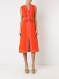 embroidered midi dress