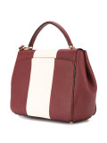 striped shoulder bag