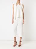 high-waisted trousers