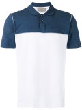 contrast panel polo top