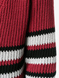 V-neck stripe jumper 
