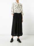 tied neck buttoned dress