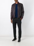 leather bomber jacket 