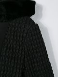 hooded belted coat