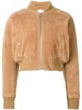 cropped bomber jacket