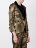 striped fitted jacket