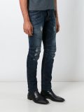 distressed skinny jeans