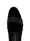 satin band loafers