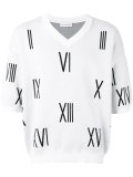 'Numbers' knitted top