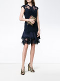 macrame lace mini dress 