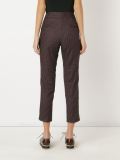 mid-rise straight trousers