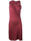 draped asymmetric dress