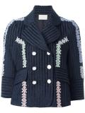 velvet lurex jacquard jacket