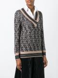 patterned pullover