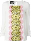lace panel blouse 