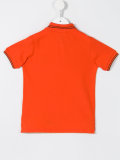 logo patch polo shirt 
