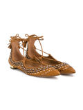 Christie embroidered folk pumps