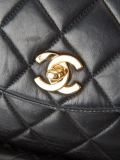 quilted chain backpack