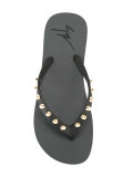 studded flip-flops