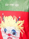 'Tie Me Up'印花T恤
