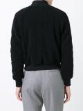 zipped bomber jacket