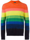 rainbow striped jumper