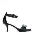 embellished kitten heel sandals