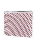 geometric print clutch