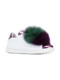 fur pom-pom sneakers 