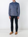 jacquard button down shirt