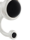 Gravitation onyx and black spinel earrings