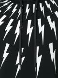 lightning print hoodie