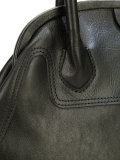 clasp panelled handbag