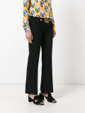 GG flared cropped trousers