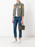 round studded shoulder bag