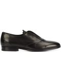 feather detail laceless brogues