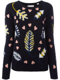 intarsia leaf jumper 