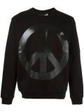 peace print sweatshirt