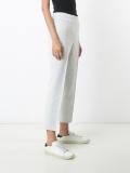 straight cropped trousers