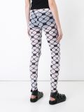fishnet print leggings