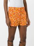 floral print shorts