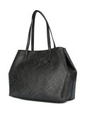 embossed logo tote 