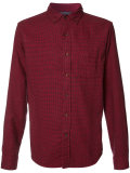 button-down plaid shirt