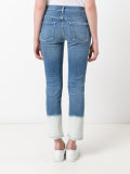 patch detail jeans